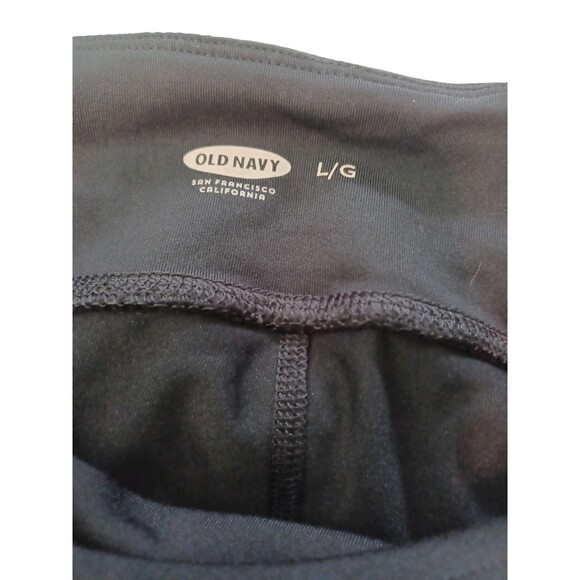 Old Navy NWT compression skirt legging 1-piece combo women L black active sport - Picture 3 of 11